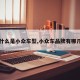 【什么是小众车型,小众车品牌有哪几种】